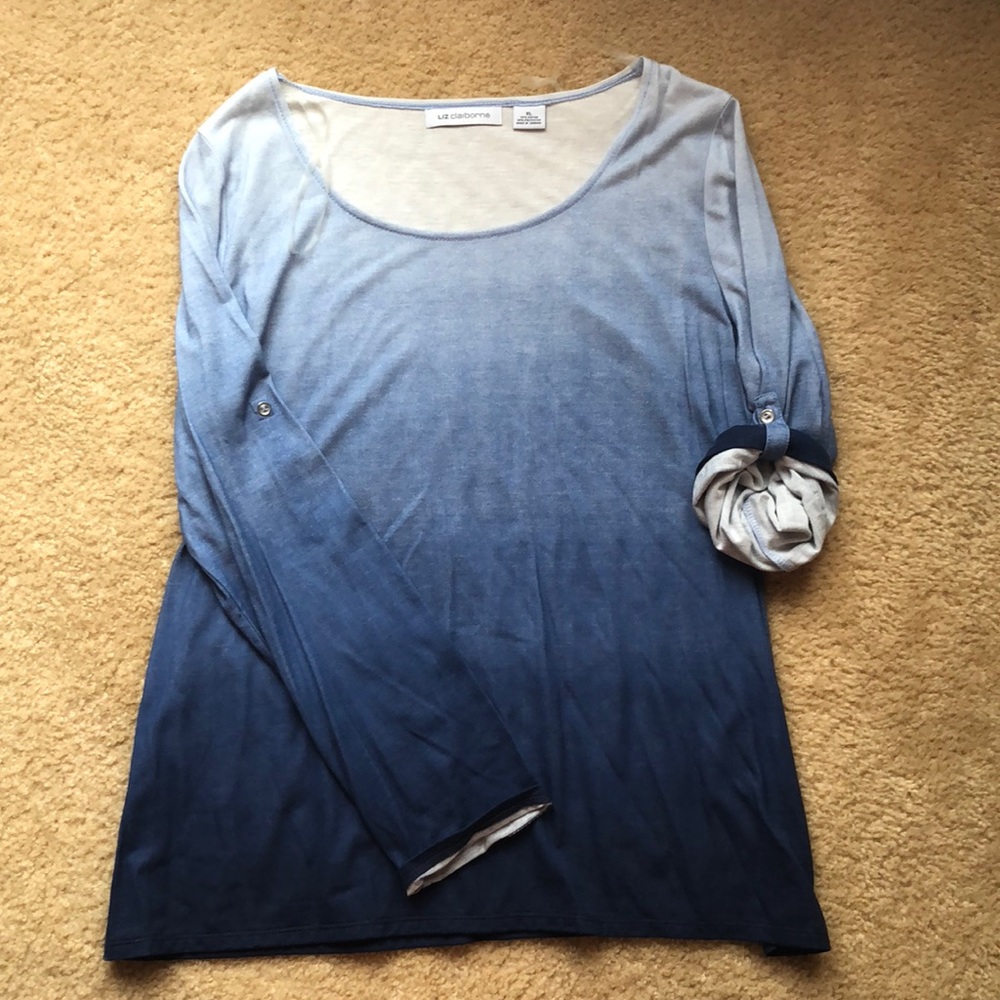 Liz Claiborne blue long sleeve XL shirt
